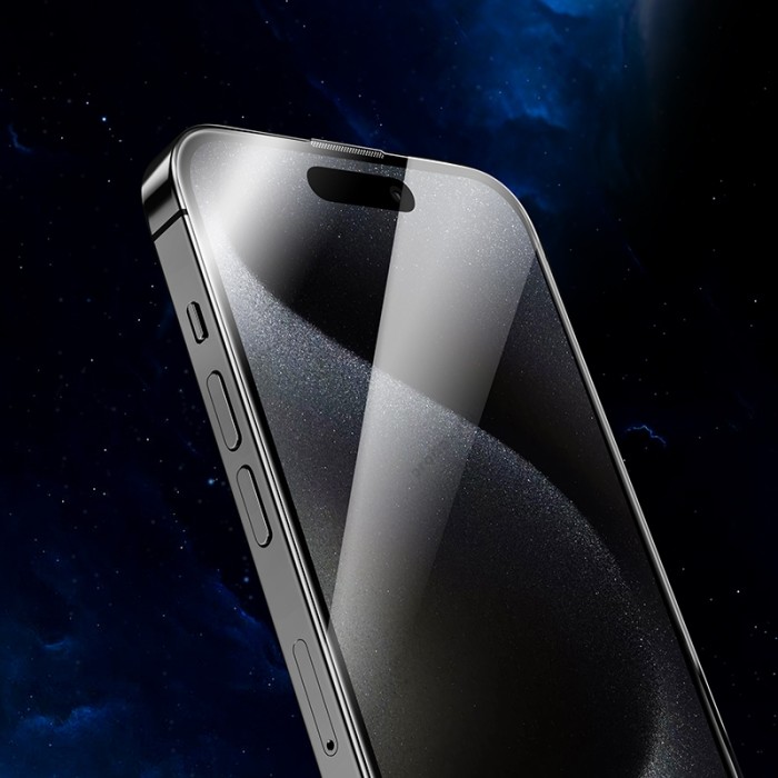 Захисне скло HOCO A34 9D Large Arc dustproof for iPhone 15 Pro Max Black