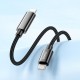 PD Кабель HOCO U125 Benefit PD charging data cable with display iP Lightning 1,2m. Black