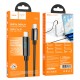 PD Кабель HOCO U125 Benefit PD charging data cable with display iP Lightning 1,2m. Black