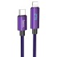 PD Кабель HOCO U125 Benefit PD charging data cable with display iP Lightning 1,2m. Purple