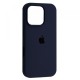 Чохол Silicone Case Full for iPhone 16 Pro midnight blue