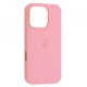 Чохол Silicone Case Full for iPhone 16 Pro pink