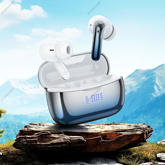 Бездротові Bluetooth навушники HOCO EQ16 Shine true wireless ANC+ENC BT 5.3 Blue Glaze