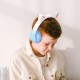 Бездротові Bluetooth навушники HOCO W42 Cat Ears over-ear BT headphones BT5.3 Crystal Blue