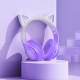 Бездротові Bluetooth навушники HOCO W42 Cat Ears over-ear BT headphones BT5.3 Purpule Grape