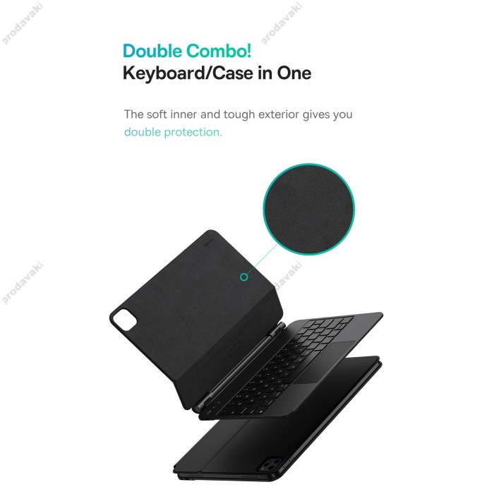 Клавіатура BASEUS Brilliance Keyboard Case Pro для iPad Pro 11" / 10.9" (2018/2020/2021) / iPad Air4 / Air5 (ARJK000213)