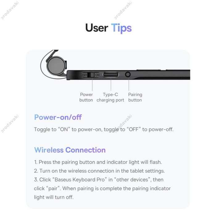 Клавіатура BASEUS Brilliance Keyboard Case Pro для iPad Pro 11" / 10.9" (2018/2020/2021) / iPad Air4 / Air5 (ARJK000213)