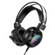 Дротові навушники HOCO W110 Resource gaming headphones USB+AUX Black