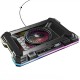 Підставка для ноутбука та MacBook Hoco DH20 Monnlight RGB notebook cooling holder 10RGB Black