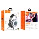 Провідні навушники HOCO W110 Resource gaming headphones USB+AUX White