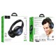 Бездротові Bluetooth навушники HOCO W54 Young BT headphones BT5.4 ANC AUX USB-C 30h Black
