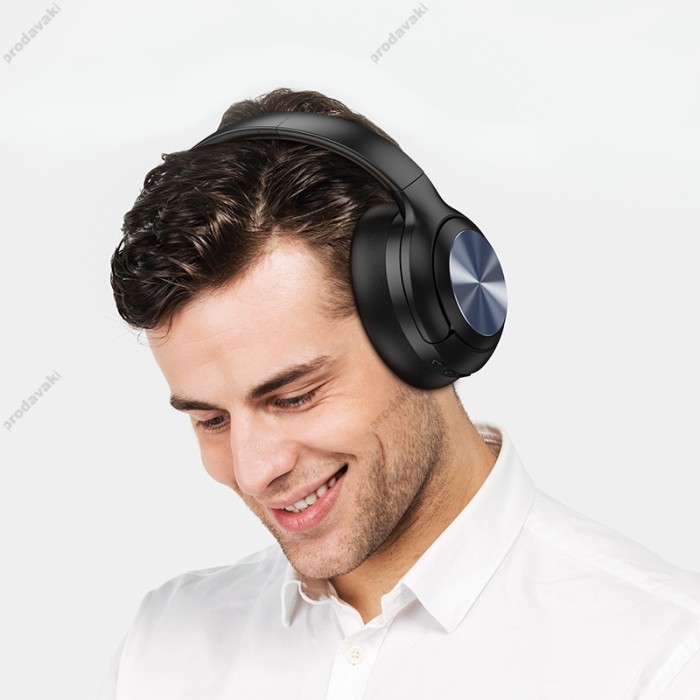 Бездротові Bluetooth навушники HOCO W54 Young BT headphones BT5.4 ANC AUX USB-C 30h Black