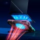 Підставка для ноутбука та MacBook Hoco DH20 Monnlight RGB notebook cooling holder 10RGB Black
