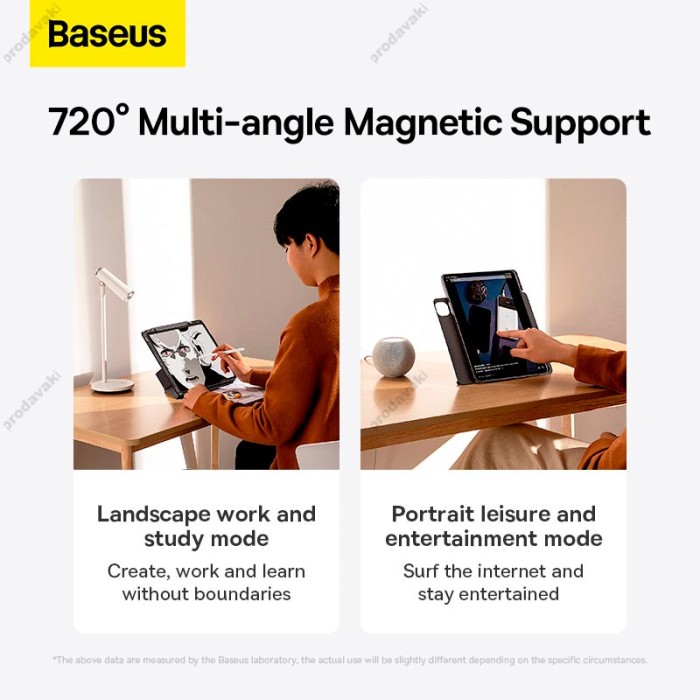 Чохол BASEUS Safattach Y-type Magnetic Stand Case For Pad Pro 12.9-inch (2018/2020/2021/2022) Grey (ARCX010113)