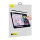 Захисна плівка з ефектом паперу BASEUS 0.15 mm Full-cover Vac-Sorb Paper-like Screen Protector For Pad Pro 12.9-inch (2018/2020/2021) (SGZM020402)