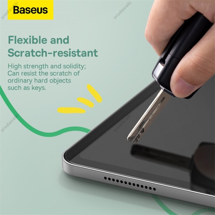 Захисна плівка з ефектом паперу BASEUS 0.15 mm Full-cover Vac-Sorb Paper-like Screen Protector For Pad Pro 12.9-inch (2018/2020/2021) (SGZM020402)