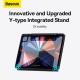 Чохол BASEUS Safattach Y-type Magnetic Stand Case For Pad Pro 12.9-inch (2018/2020/2021/2022) Grey (ARCX010113)