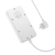 Подовжувач мережевий фільтр HOCO AC7A Storm 3-position socket 3USB/1Type-C 3.4A/17W white