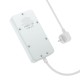 Подовжувач мережевий фільтр HOCO AC8A Storm 3-position socket 3USB/1Type-C PD/QC 3A/30W white