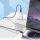 PD Кабель HOCO U121 Gold standard Transparent Discovery Edition USB Lightning 1,2m. Black