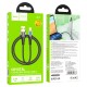 PD Кабель HOCO U121 Gold standard Transparent Discovery Edition USB Lightning 1,2m. Black
