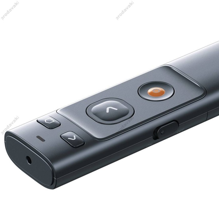 Лазерна указка Baseus Orange Dot Wireless Presenter (Red Laser) Grey ACFYB-0G