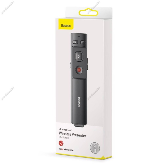 Лазерна указка Baseus Orange Dot Wireless Presenter (Red Laser) Grey ACFYB-0G