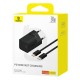 Мережевий зарядний пристрій Baseus GaN5 Fast Charger (mini) Cable Type-C to Type-C 100W 30W Black P10110902113-00