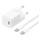Мережевий зарядний пристрій Baseus GaN5 Fast Charger (mini) Cable Type-C to Type-C 30W White P10110902213-00