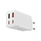 Мережевий зарядний пристрій Baseus GaN6 Pro Fast Charger 2C+2U Type-C cable 65W White P10162701213-00
