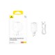 Мережевий зарядний пристрій Baseus GaN6 Pro Fast Charger 2C+2U Type-C cable 65W White P10162701213-00