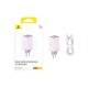 Мережевий зарядний пристрій Baseus GaN6 Pro Fast Charger 2C+2U Type-C cable 65W Purple P10162701533-00