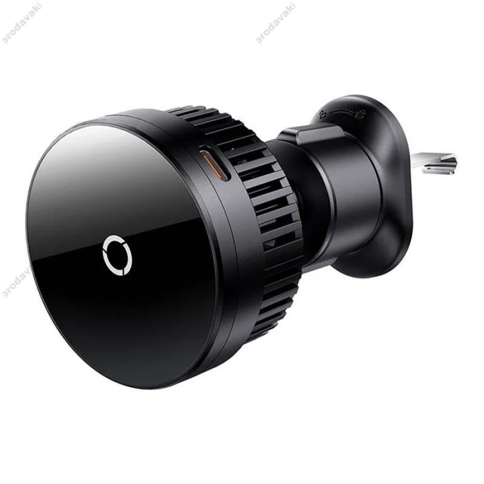 Автомобільний тримач із бездротовою зарядкою Baseus MagPro Series Magnetic Wireless Charg Car Air Vent 15W Black C40164100121-00