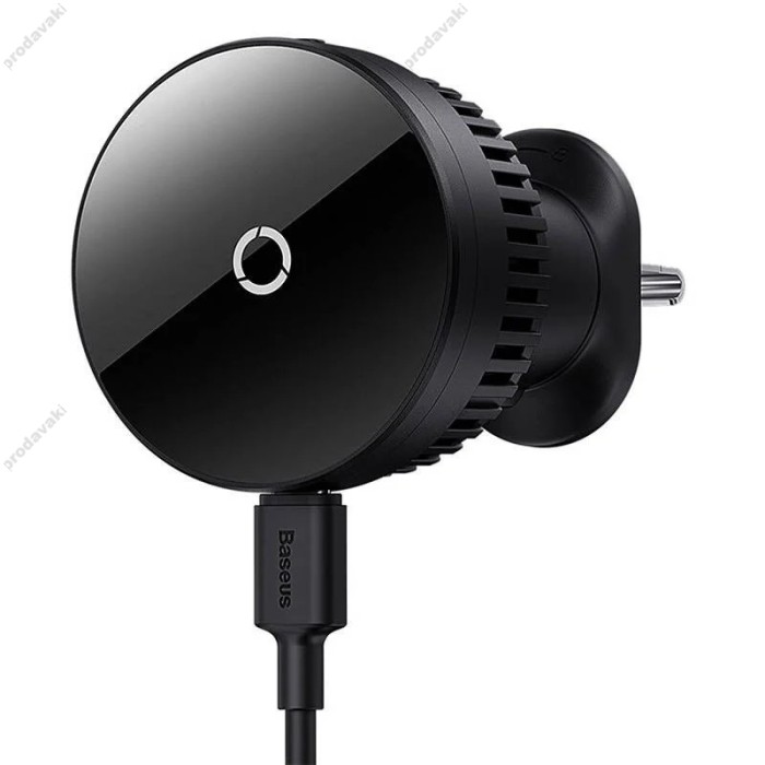 Автомобільний тримач із бездротовою зарядкою Baseus MagPro Series Magnetic Wireless Charg Car Air Vent 15W Black C40164100121-00