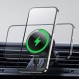 Автомобільний тримач із бездротовою зарядкою Baseus MagPro Series Magnetic Wireless Charg Car Air Vent 15W Black C40164100121-00