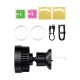 Автомобільний тримач із бездротовою зарядкою Baseus MagPro Series Magnetic Wireless Charg Car Air Vent 15W Black C40164100121-00