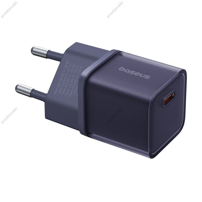 Мережевий зарядний пристрій Baseus GaN5S Fast Charger 30W Purple P10162504523-00