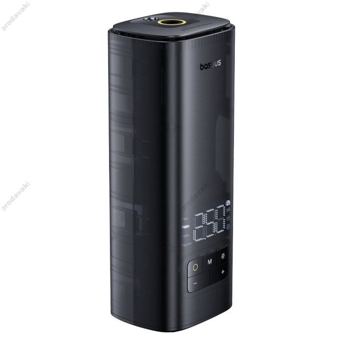 Автомобільний компресор насос Baseus Super Mini Mega Series Double Cylinder Air Inflator Black C11123202111-00