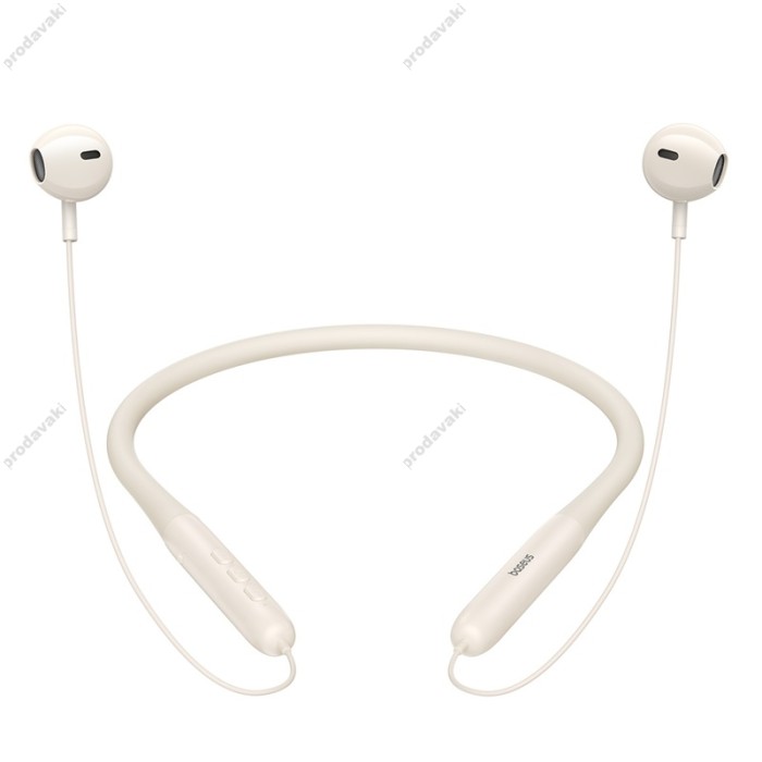 Бездротові навушники Bluetooth Baseus Bowie P1 Neckband Wireless Earphones BT 5.2 White A00025800223-Z1