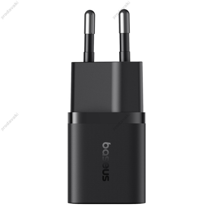 Мережевий зарядний пристрій Baseus GaN5 Fast Charger (mini) Cable Type-C to Type-C 25W Black P10110909113-01
