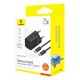 Мережевий зарядний пристрій Baseus GaN5 Fast Charger (mini) Cable Type-C to Type-C 25W Black P10110909113-01