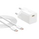 Мережевий зарядний пристрій Baseus GaN5 Fast Charger (mini) Cable Type-C to Type-C 25W White P10110909213-01