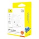 Мережевий зарядний пристрій Baseus GaN5 Fast Charger (mini) Cable Type-C to Type-C 25W White P10110909213-01