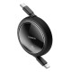 Кабель Baseus Free2Draw Mini Retractable Charging Type-C to Type-C 100W 5A 1m Black P10364500111-00