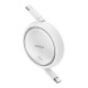 Кабель Baseus Free2Draw Mini Retractable Charging Type-C to Type-C 100W 5A 1m White P10364500211-00