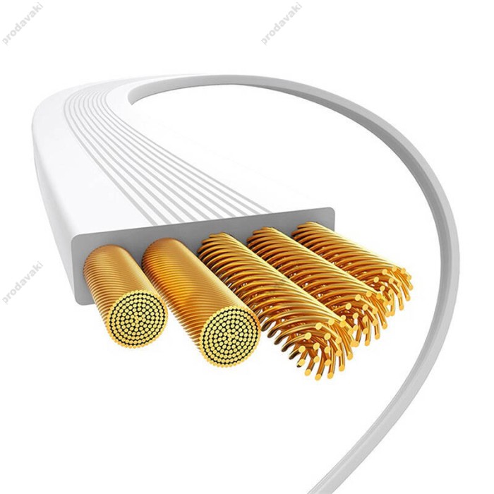 Кабель Baseus Free2Draw Mini Retractable Charging Type-C to Type-C 100W 5A 1m White P10364500211-00