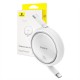 Кабель Baseus Free2Draw Mini Retractable Charging Type-C to Type-C 100W 5A 1m White P10364500211-00