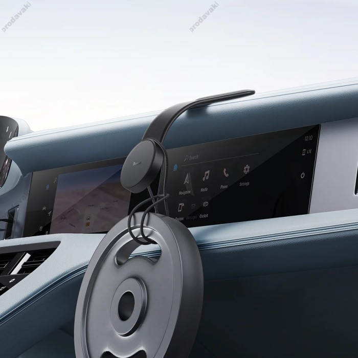 Автомобільний тримач Baseus C02 Magnetic Phone Holder Cluster Black SUCC000201
