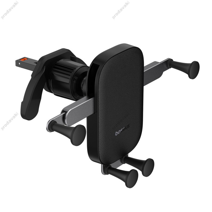 Автомобільний тримач Baseus UltraControl Mega Series Folding Screen Phone Car Mount Black C40465400111-00