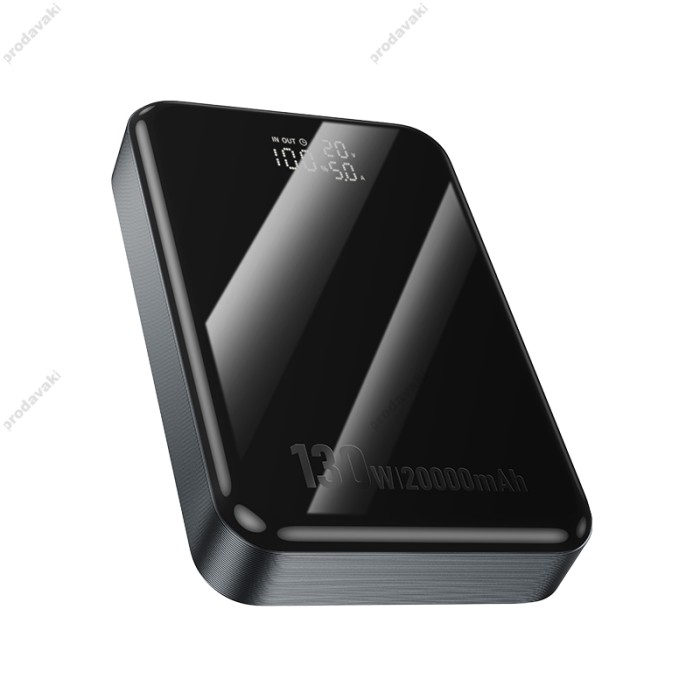 Повербанк портативний акумулятор Power bank HOCO Q30A Fast charge 130W 20000 mAh Black